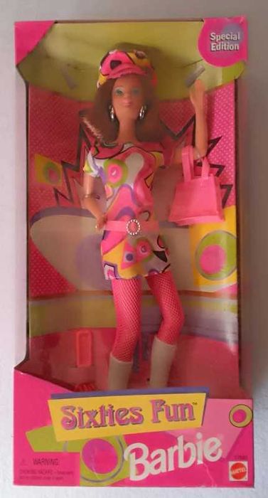 Barbie Sixties Fun, ano 1997, Mattel #17693