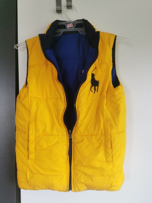 Kamizelka bezrekawnik Polo Ralph Lauren 128 / 134 roz 7 dwustronna