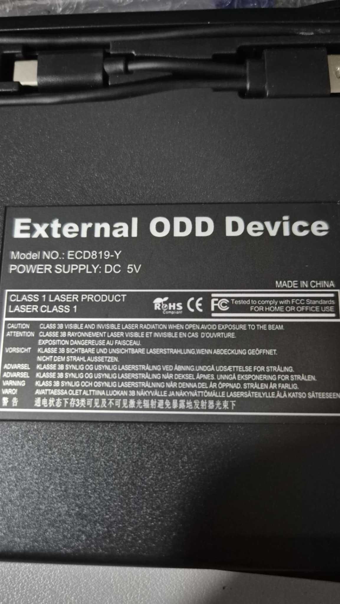 Napęd przenośny zewnętrzny Usb 3.0 DVD/CD