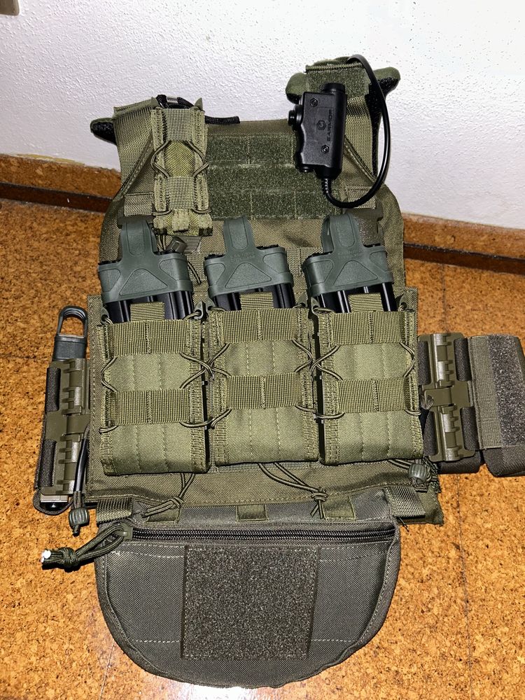 Colete tatico Airsoft com imensos extras