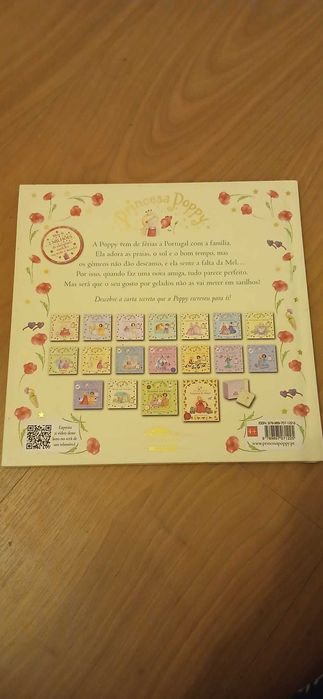 Conjunto de 5 livros princesa Poppy