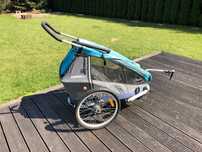 Croozer Kid 1 przyczepka rowerowa z amortyzatorami