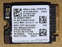 Samsung PM991 MZ-9LQ256 PCI-Express PCIe Dysk SSD NVMe 256GB M.2 2230