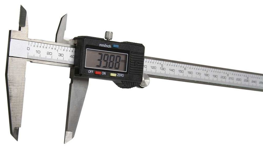 Suwmiarka Elektroniczna 300 mm Stal nierdzewna LCD Solidna mocna