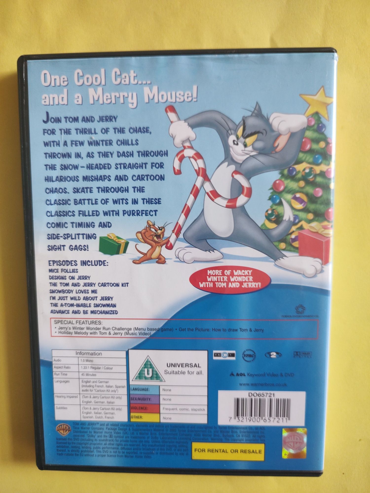 Tom and Jerry rysunkowy j.angielski/niemiecki