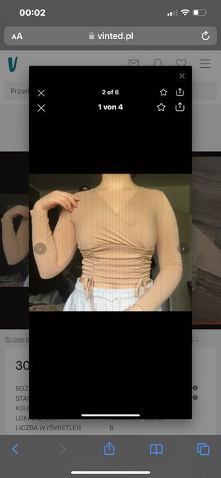 Crop top rozm. M/38,