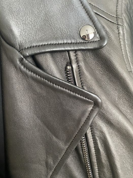 Massimo Dutti шкіряна косуха