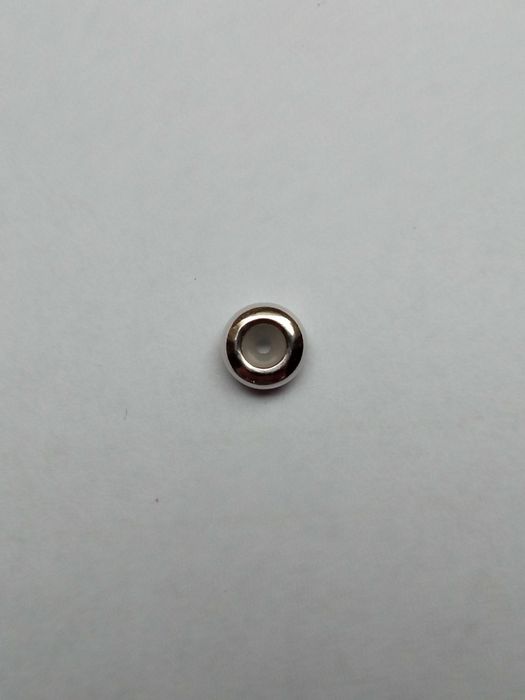 Stoper charms stopery silikonowe w srebrze do bransoletek Pandora S925