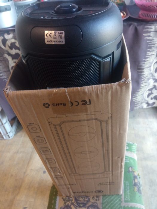 2 блютуз колонки с караоке