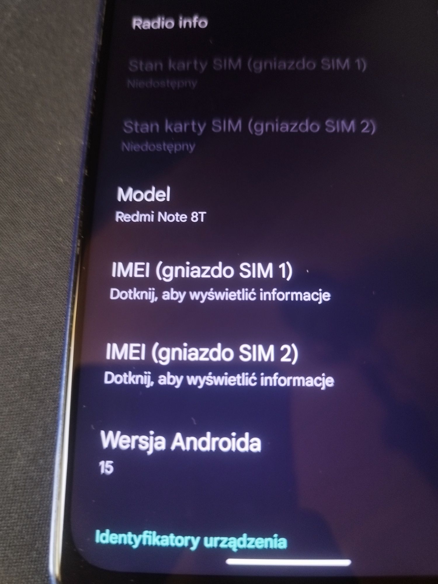 Redmi Note 8T ( opis )