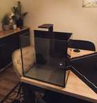 Akwarium 40x25x40 , lampa,grzałka,filtr, kostka, kotnik , tunze