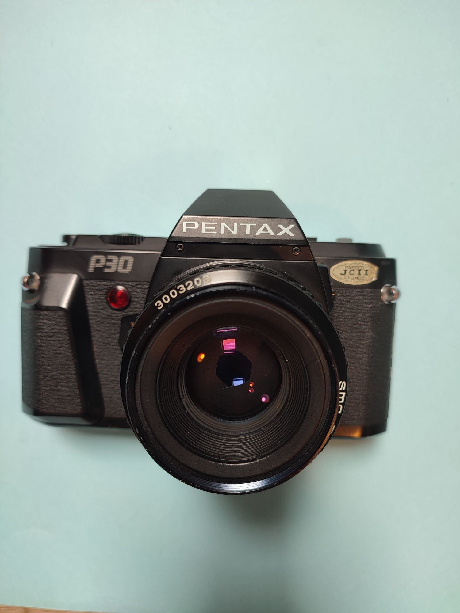 Zestaw: Aparat foto analog Pentax P30 + 2 obiektywy i torba na ramię v