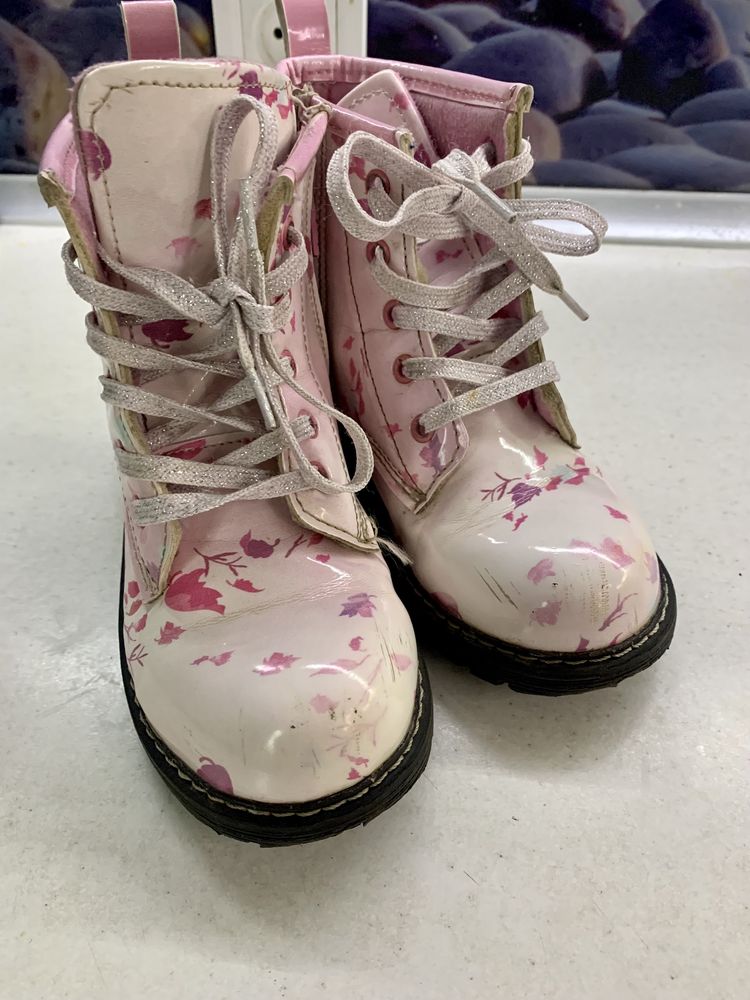 Хайтопы ботинки утепленные Эльза и Анна Disney Frozen 29 размер 18,3 с