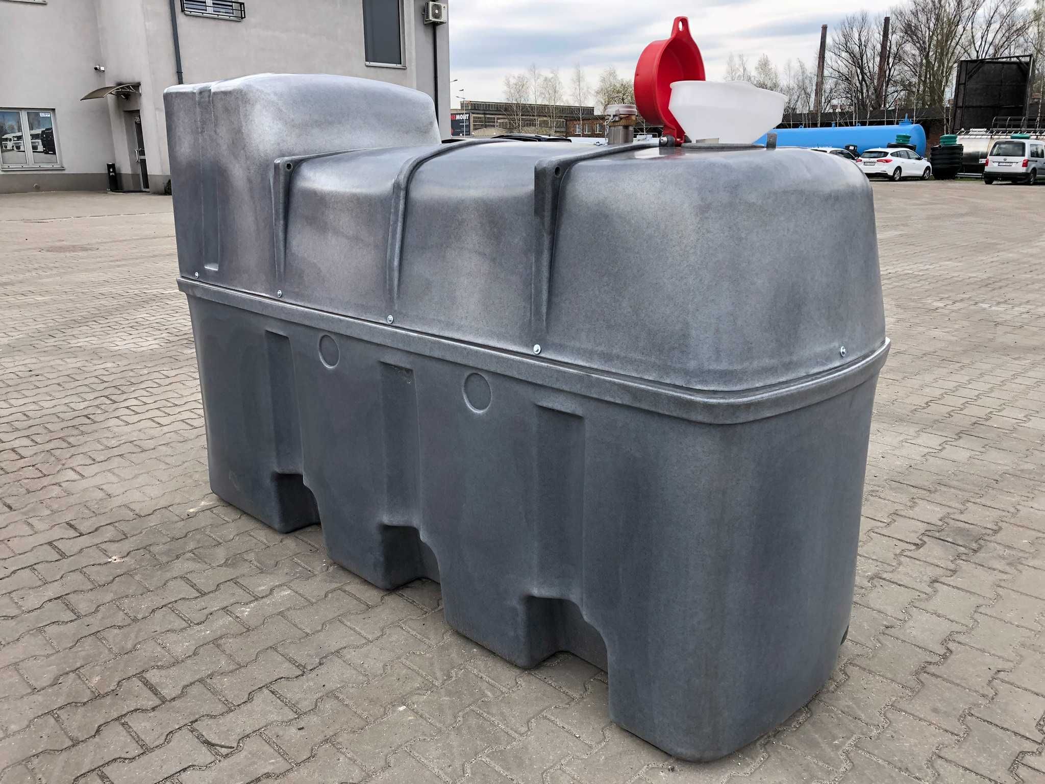 Zbiornik 1100 litrów na olej napędowy przepracowany dwupłaszcz DIESEL