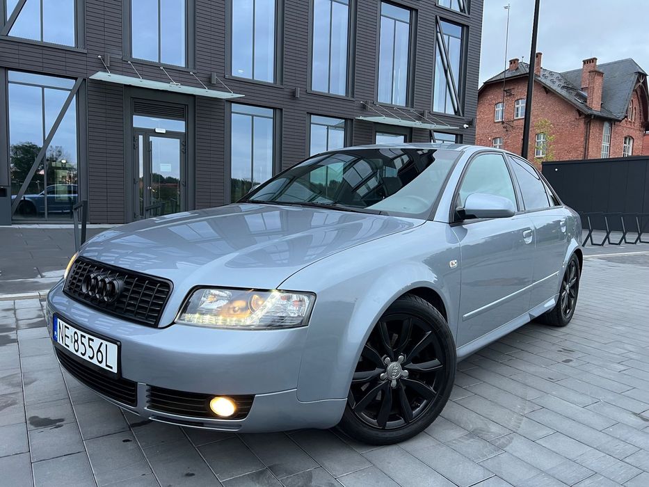 Audi A4 B6 Sedan 1.9TDI 130KM S-Line Skóry El Fotele Pamięć ZAREJESTROWANY