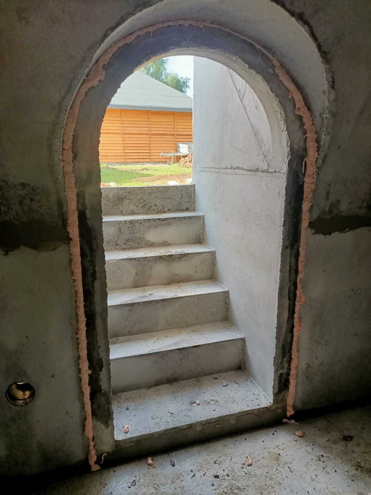 piwnica betonowa 350 ziemianka ogrodowa B30W8 solidna szczelna schody
