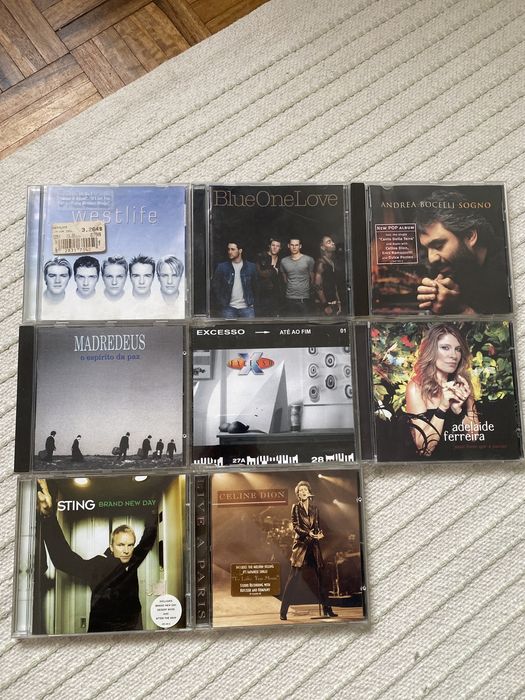 CDs variados vendo conjunto ou separado