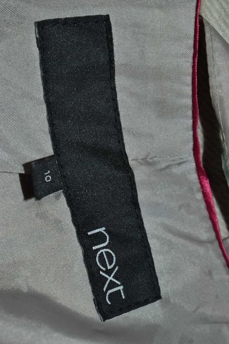 Płaszcz przejściowy 38 M militarny wiosenny prosty midi kurtka parka