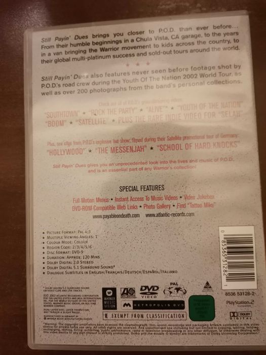DVD P.O.D.: Still Payin' Dues Usado em excelente estado