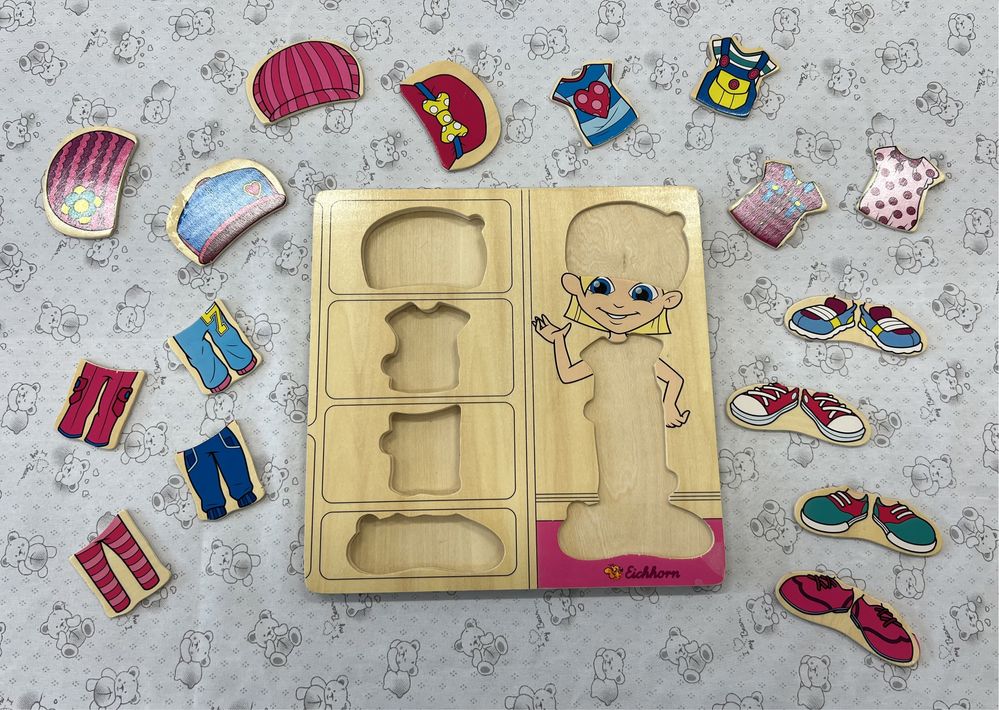 Układanka - drewniane puzzle Eichhorn