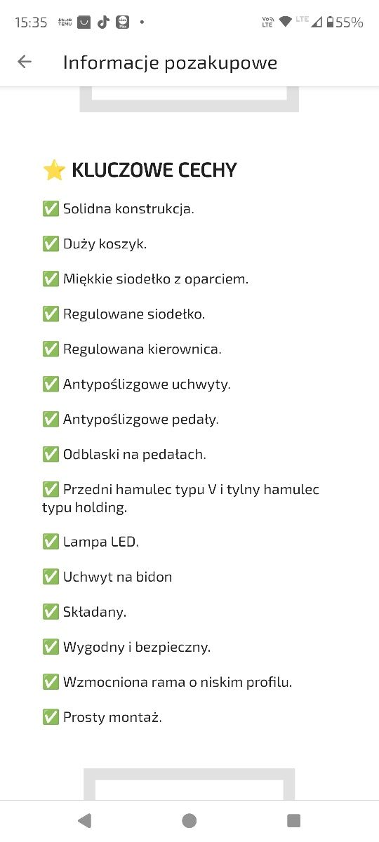 Rower trójkołowy dla dorosłych