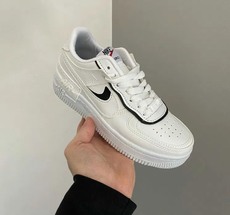 NIKE AIR FORCE 1 shadow. Rozmiar 36. Białe Czarne. ZAMÓW!