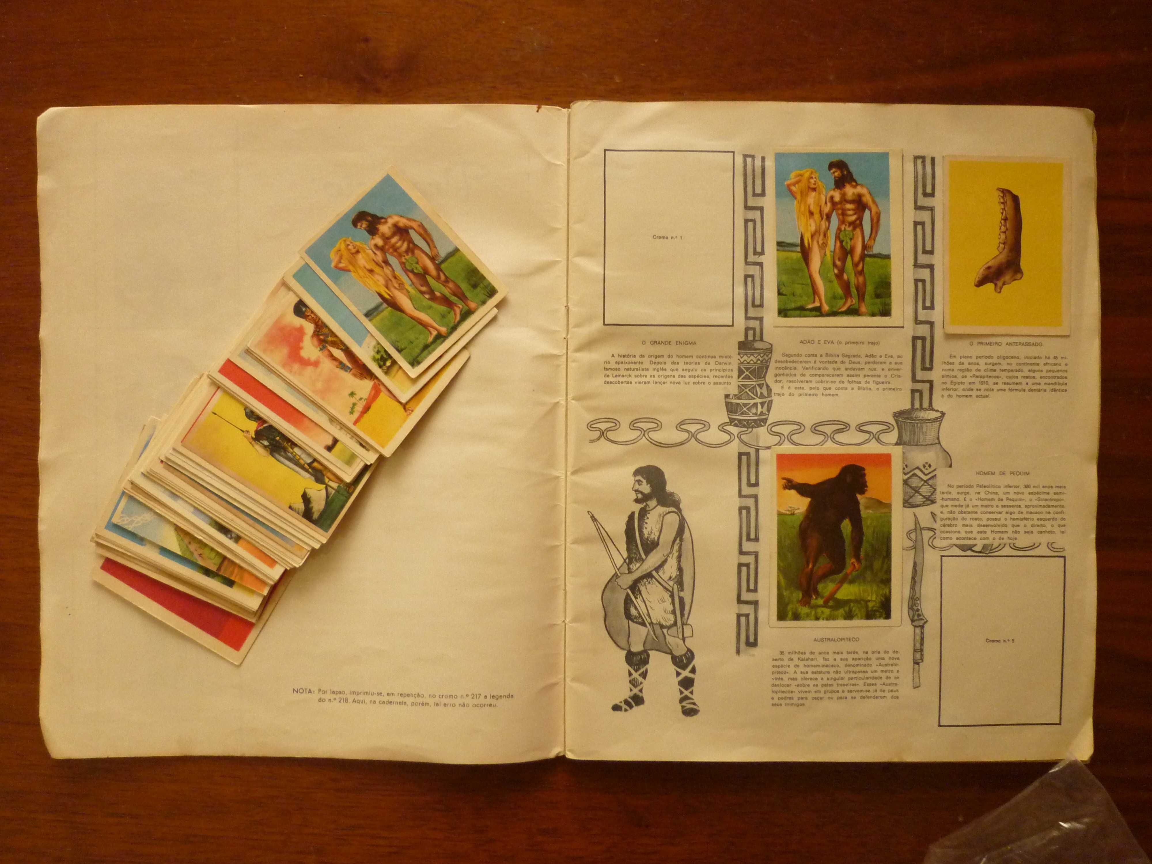 caderneta - História do Trajo Universal, A.P.R. de 1965