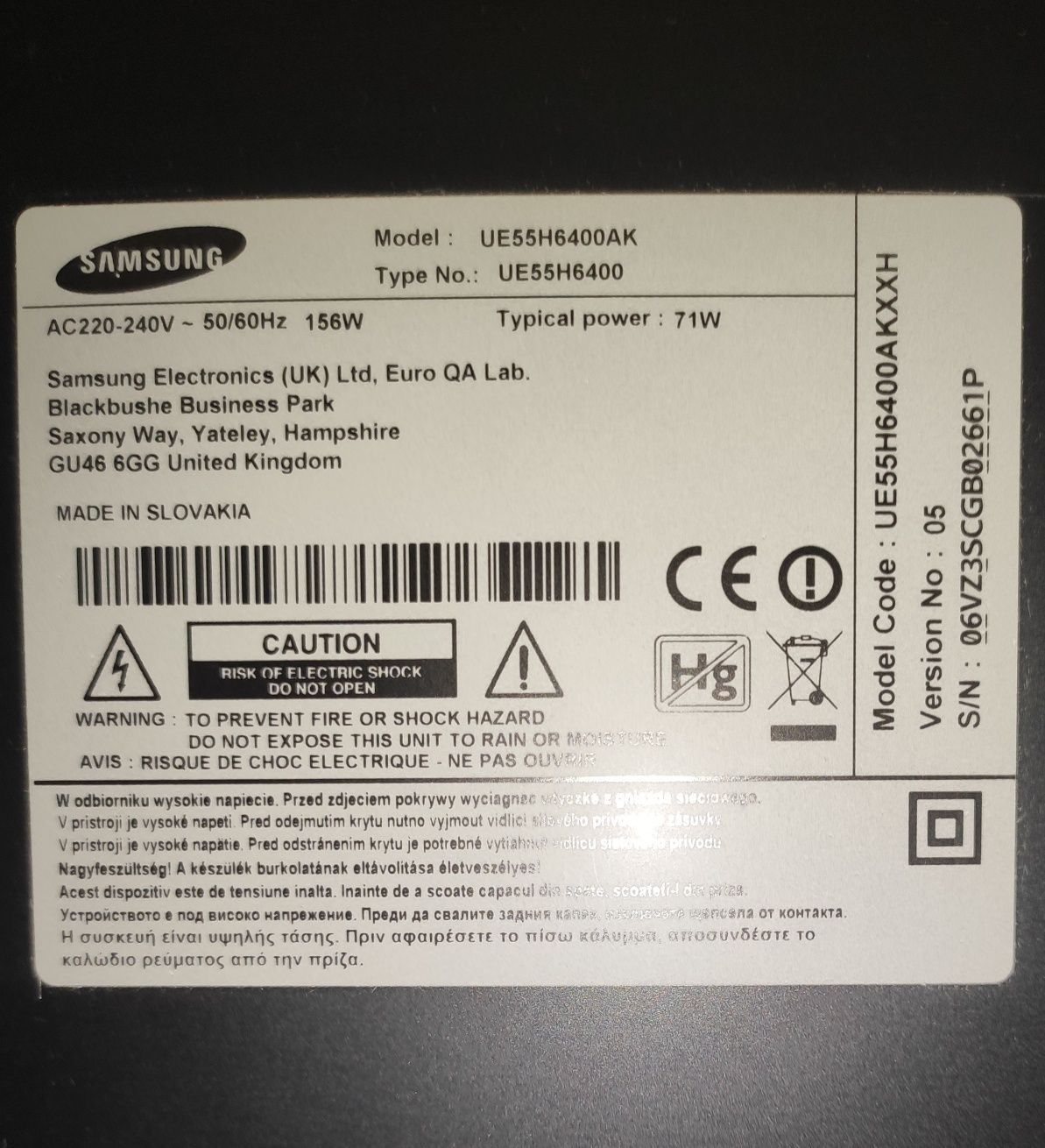 Продам LED TV Samsung 55"