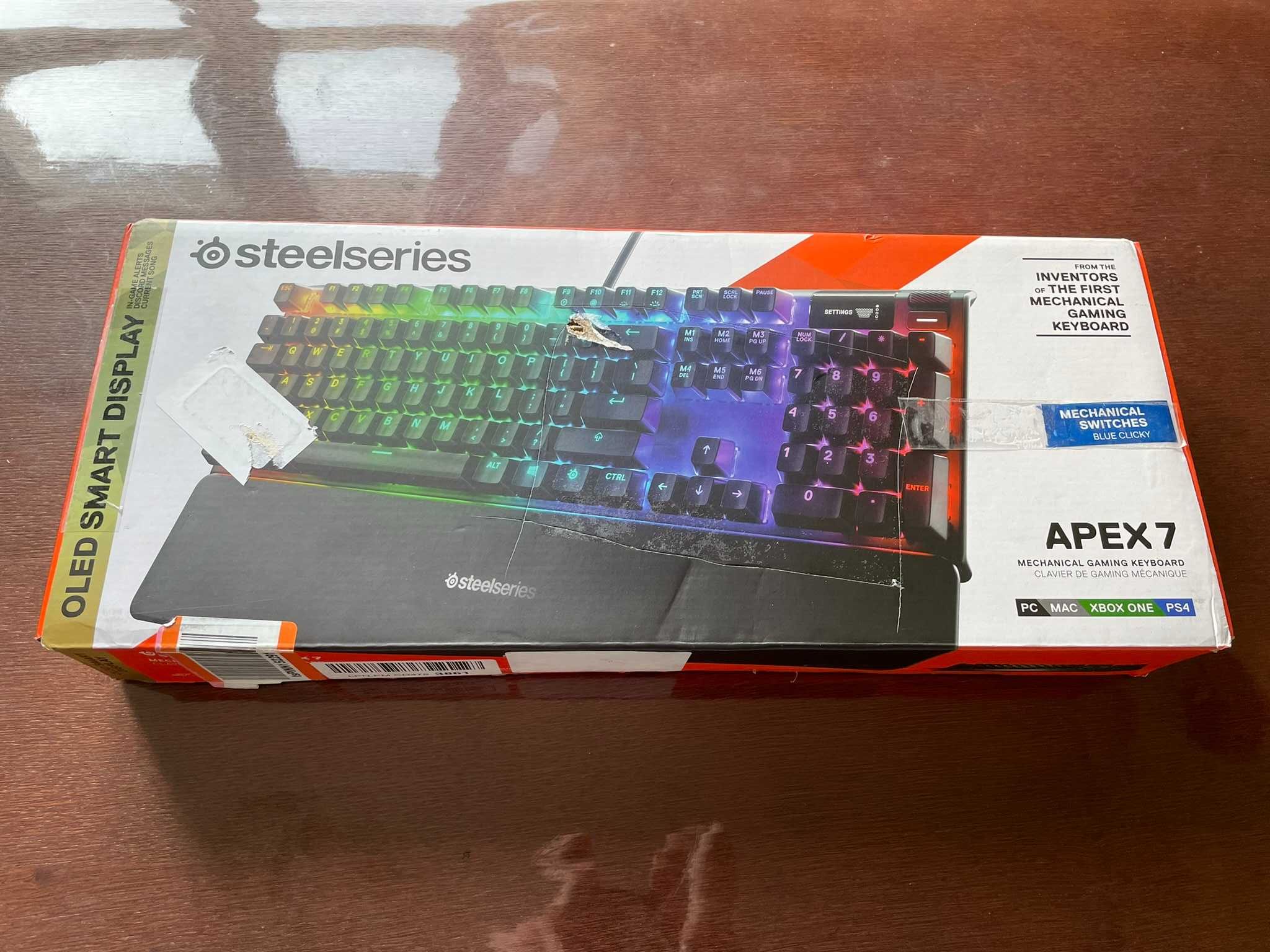 Механическая клавиатура Steelseries Apex 7 Blue Switch