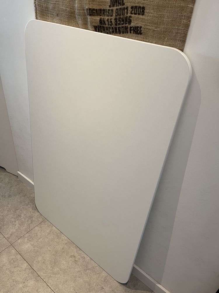 Blat biurka ikea bekant 120x80 bialy