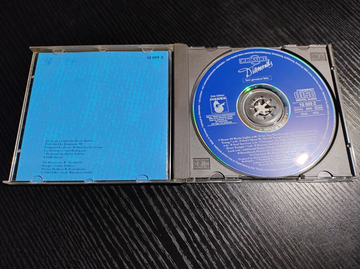 C.C. Catch - Diamonds CD  Greratest Hits - Hansa - Club Edition -Ger.