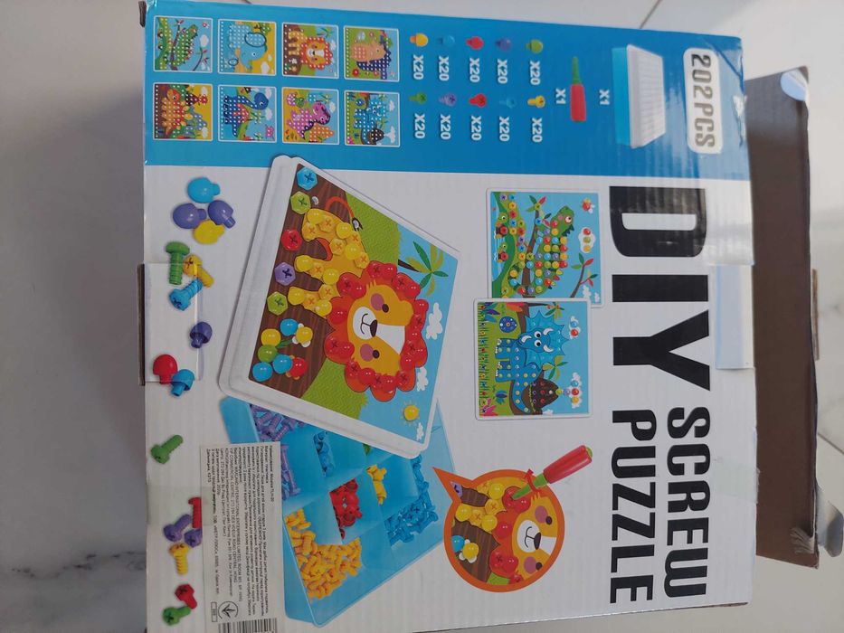 яскрава мозайка- конструктор з викруткою