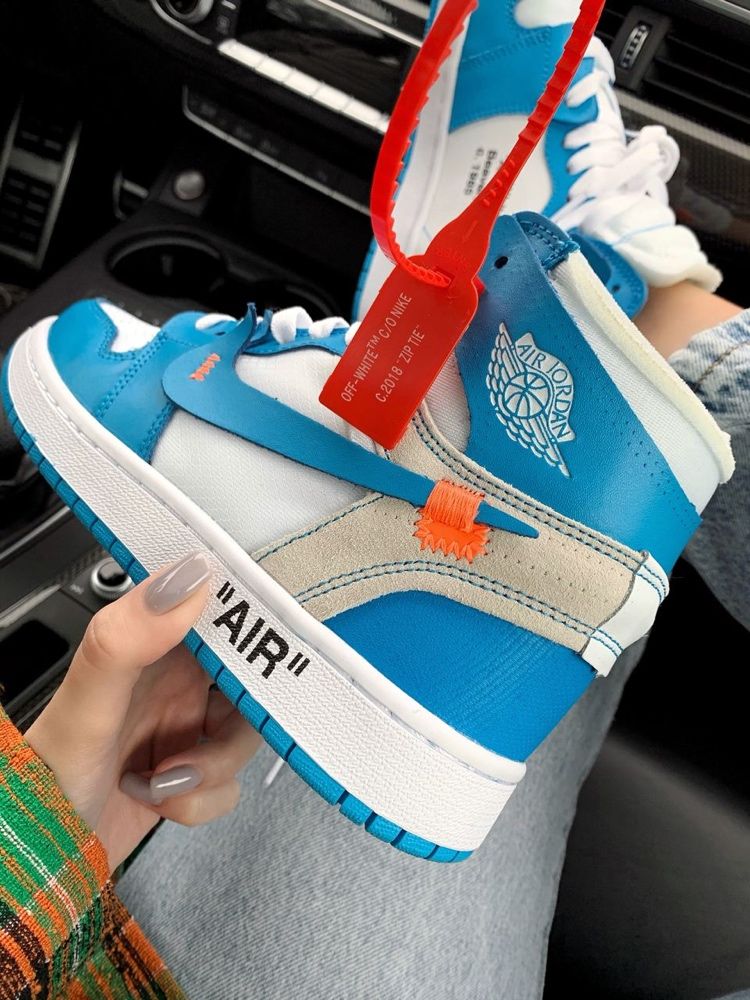 Buty Nike Air Jordan 1 Retro High Blue x Off-White 40-45 trampki