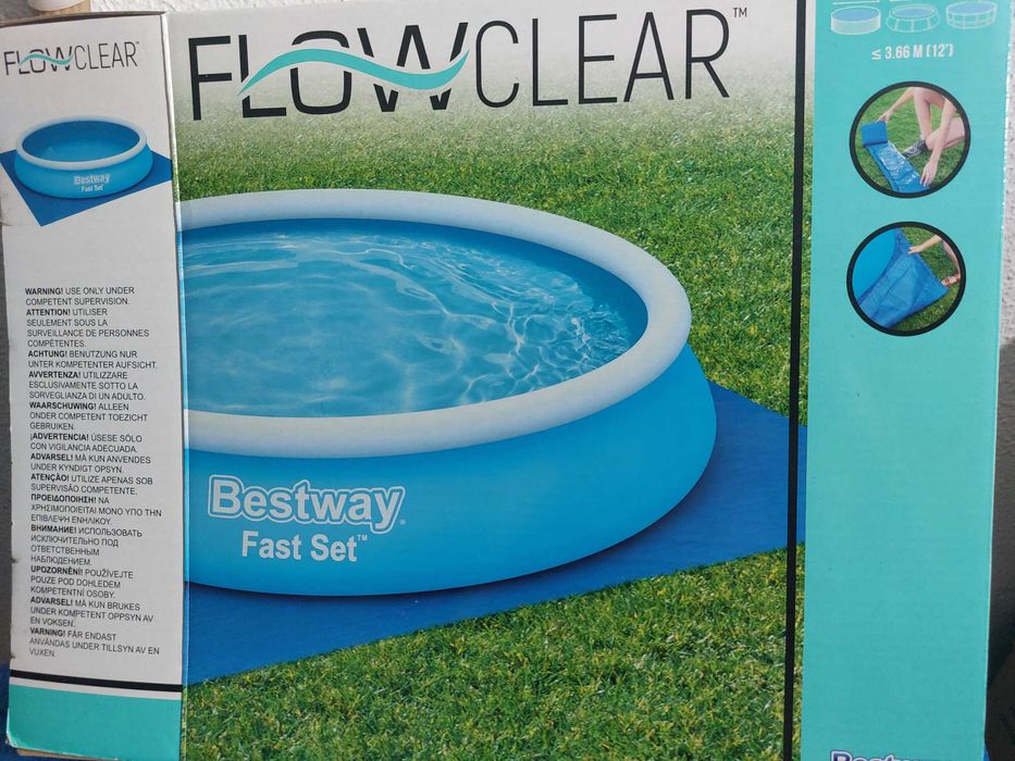 Piscina Bestway Fast Set 3.05x76 cm + Tapete FlowClear 3.66 M