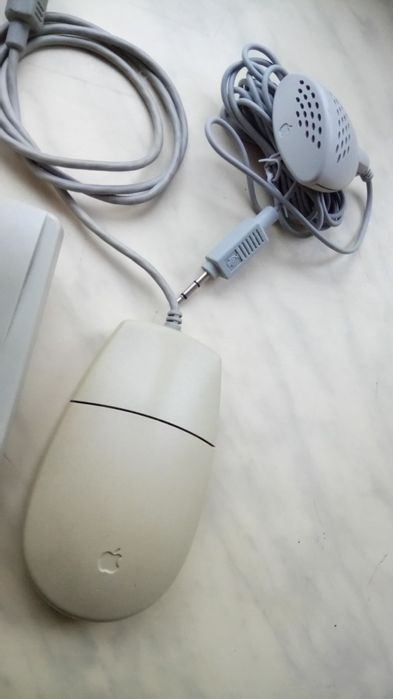 Клавиатура мышка Apple Macintosh ретро клавиатура микрофон мышка эпл