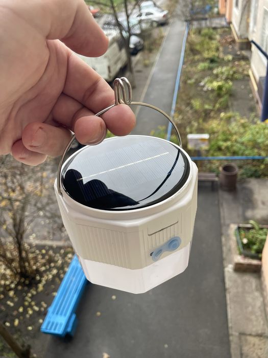 ЕКСКЛЮЗИВ, Акумуляторна лампа із 4 акумуляторами 18650, 30 ват