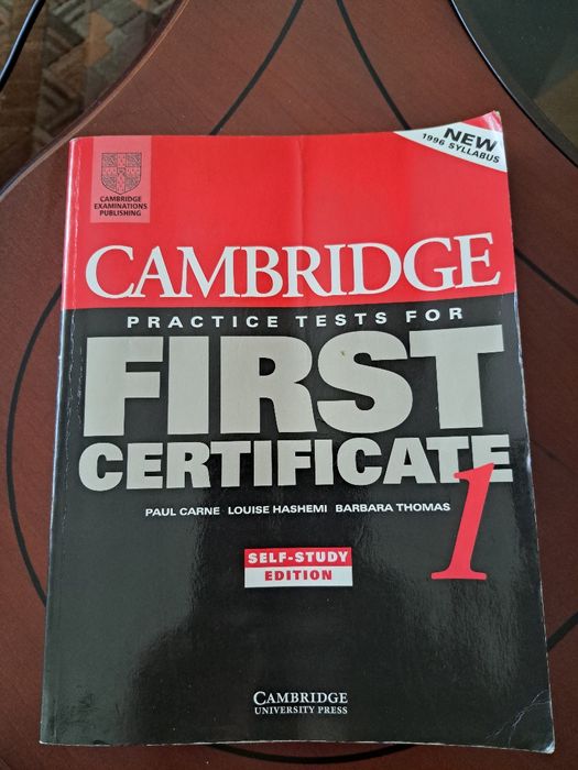 Cambridge practice tests for first certificate
