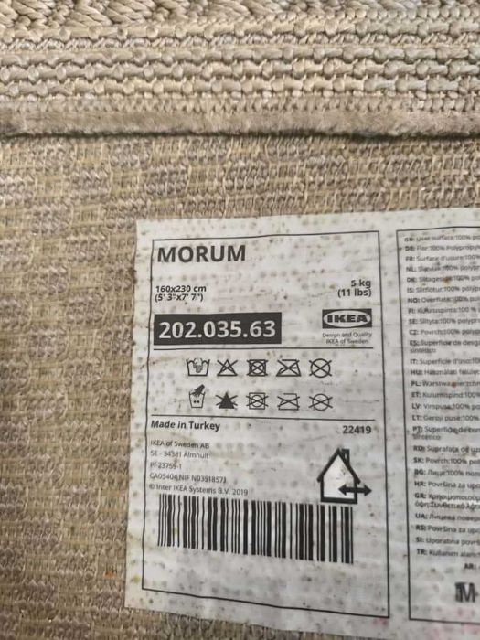 2 Tapetes Ikea Morum Apenas 15euros