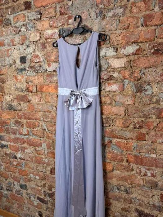 Sukienka suknia długa maxi z koqkedka na wesele bal studniówkę L