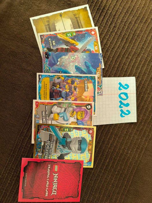 Karty Lego Ninjago - zestaw 189 kart