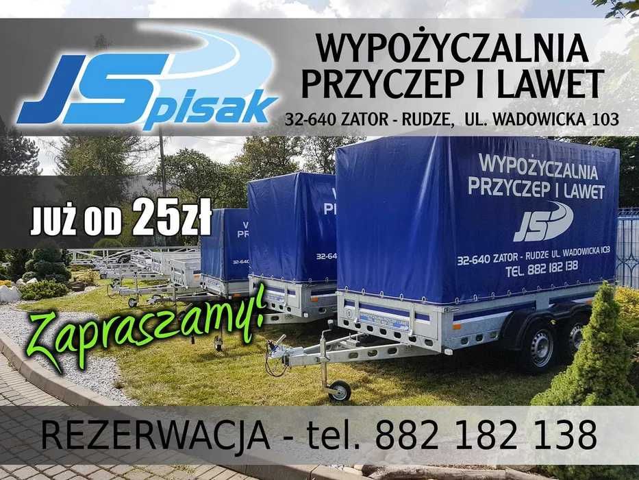 Wypożyczalnia (wynajem) minikoparki, wypożyczalnia przyczep- NAJTANIEJ