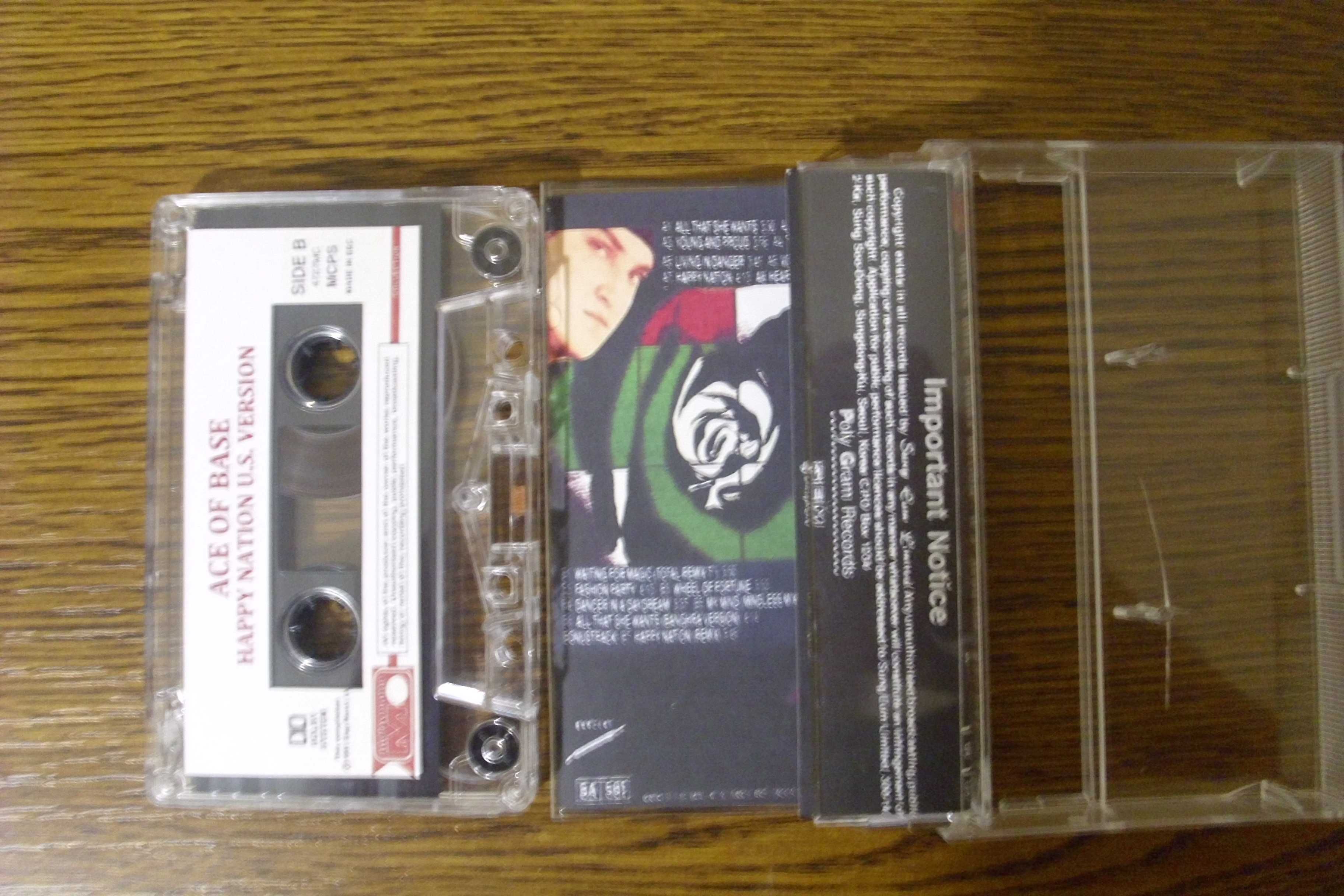 Ace Of Base - "Happy Nation U.S. Version" kaseta