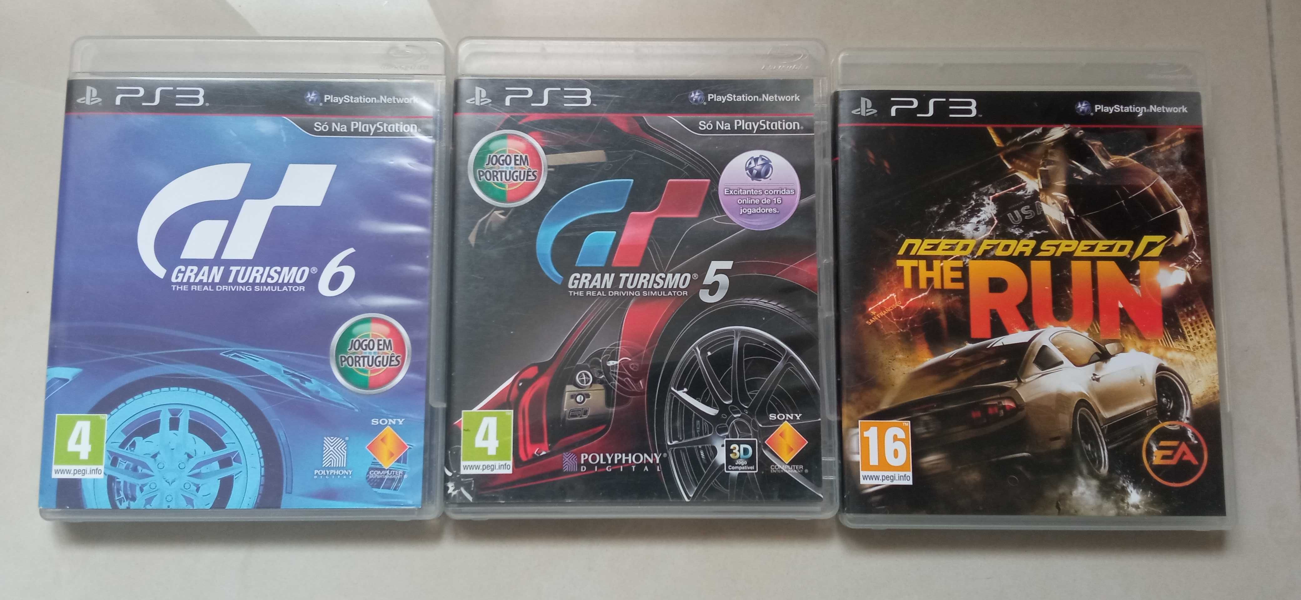 Conjunto Jogos de Carros PS3