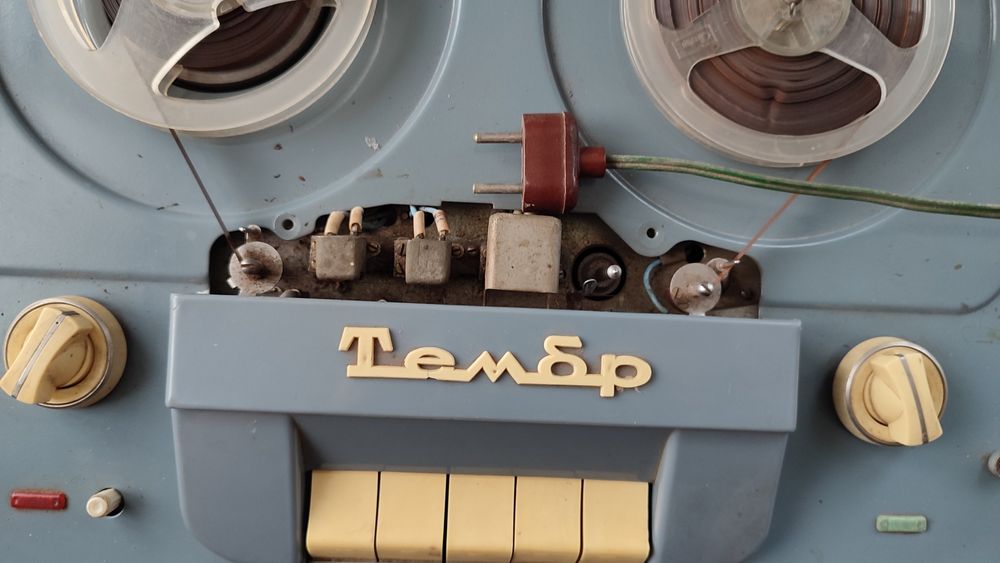 Ретро Ламповий магнітофон "МАГ-59М" (Тембр) 1965 з Колонками