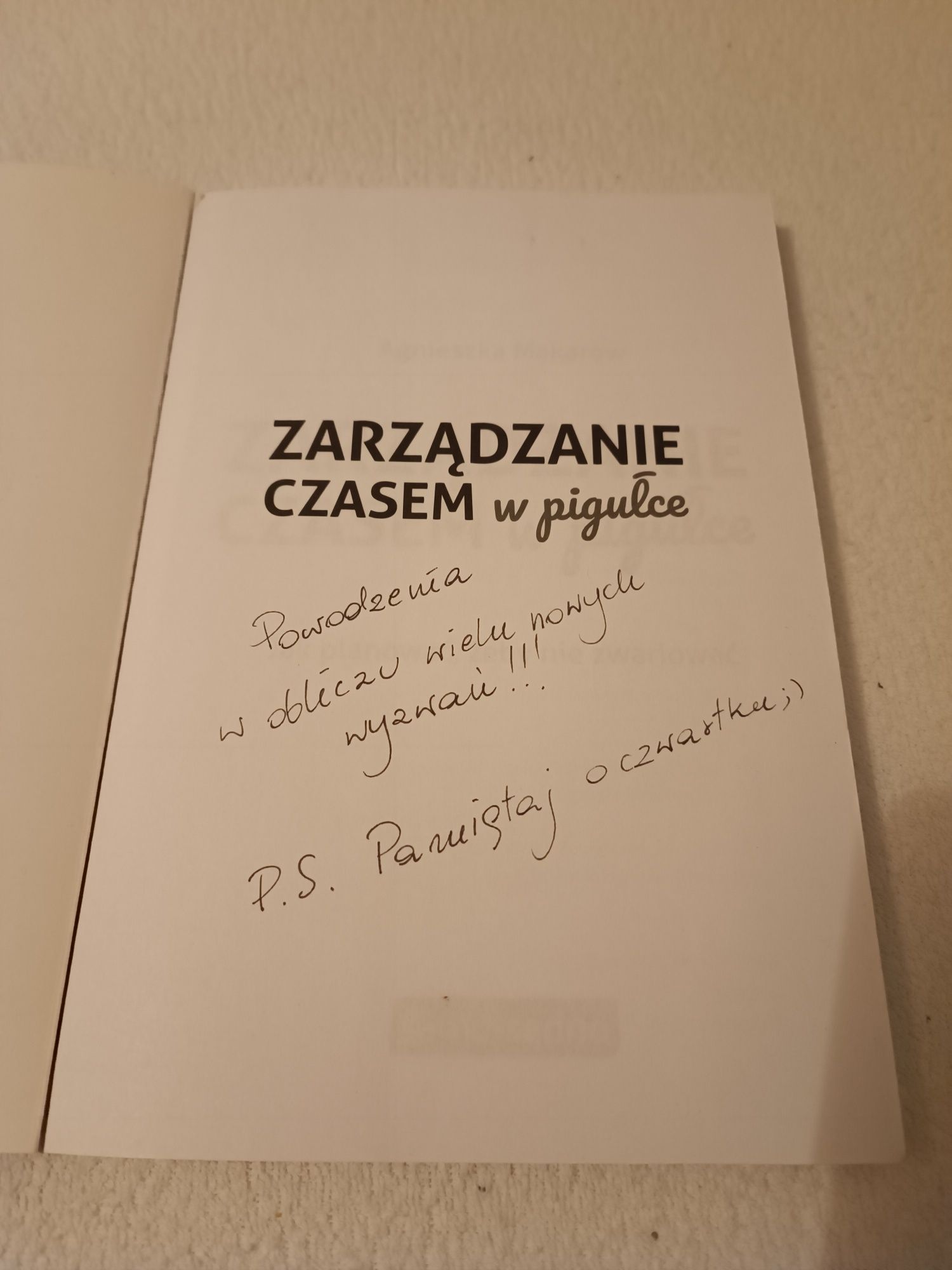 Książka Zarządzanie czasem w pigułce