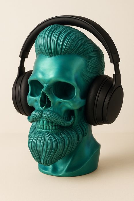 Підставка під наушники, шолому, подарунок геймеру  «Барбер»