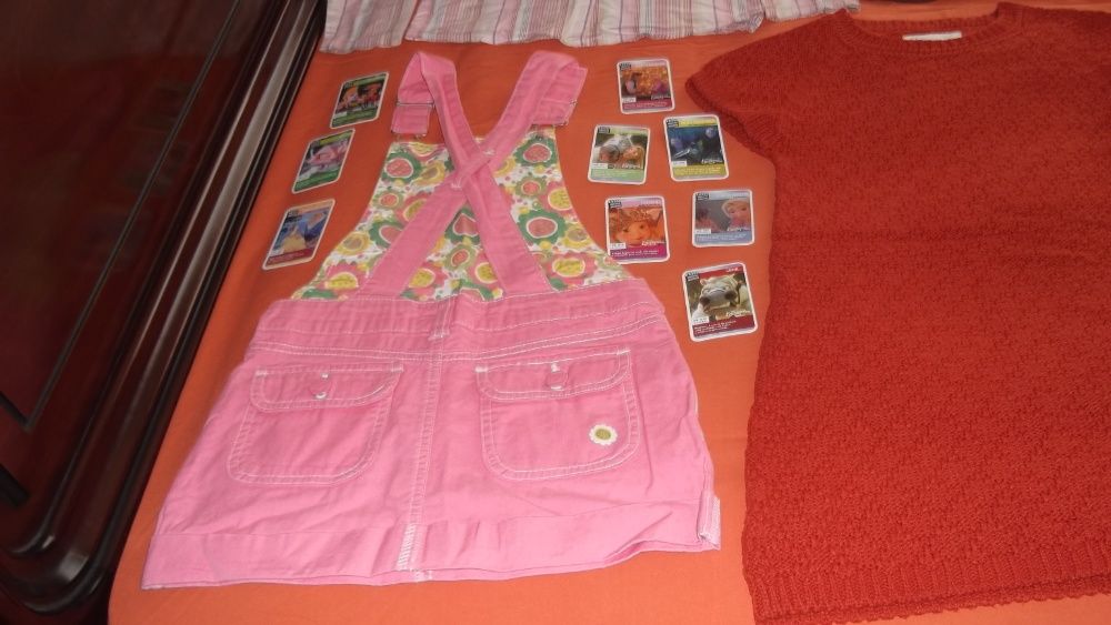 lote de roupa de menina o coelho