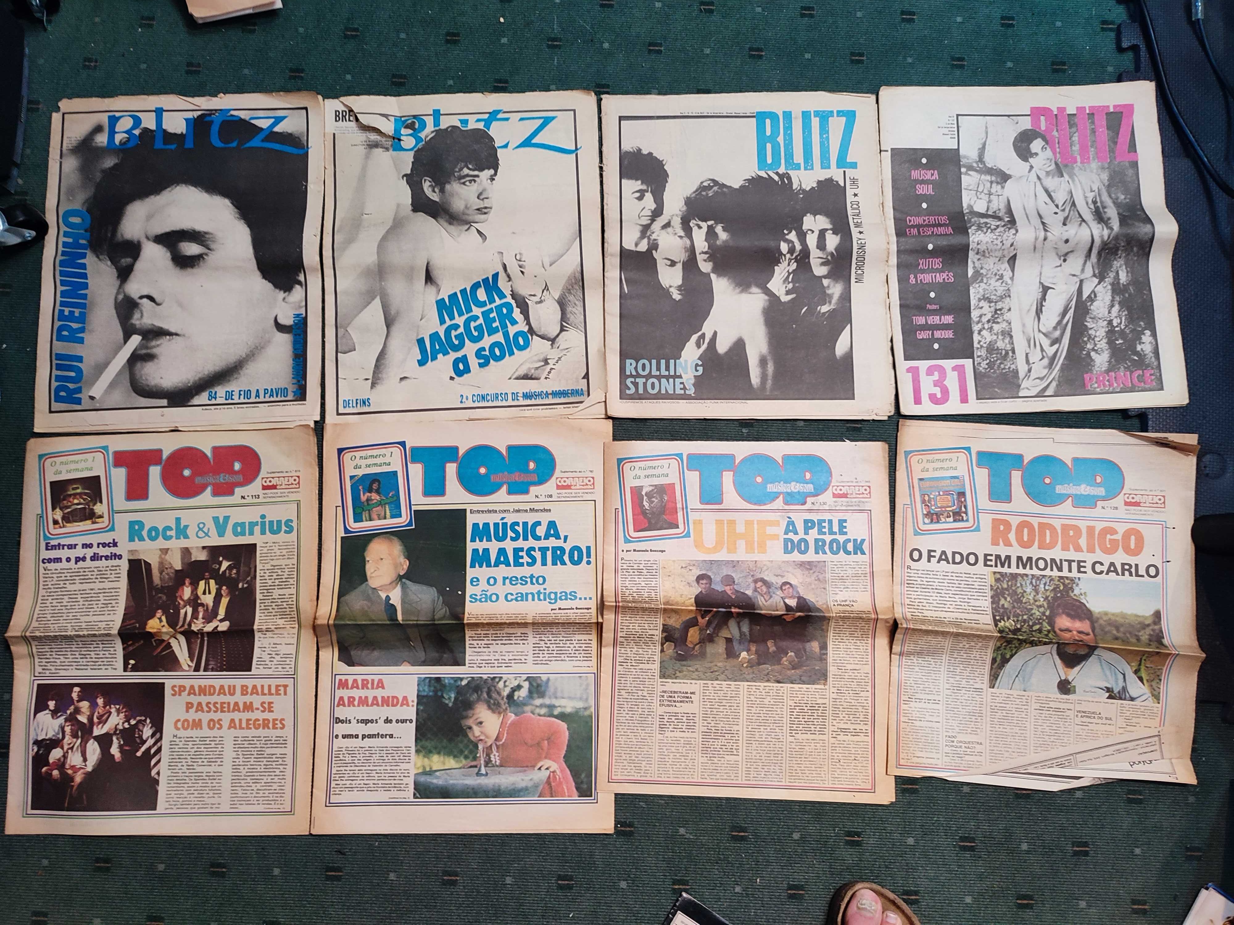 10 Jornais antigos de Música - Anos 80
