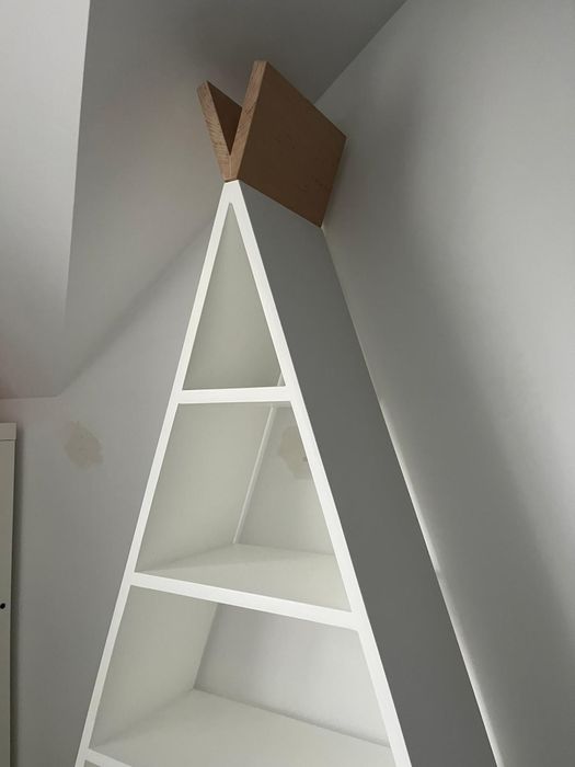 Regał piramida, tipi biały, stan bardzo dobry, 190*120cm