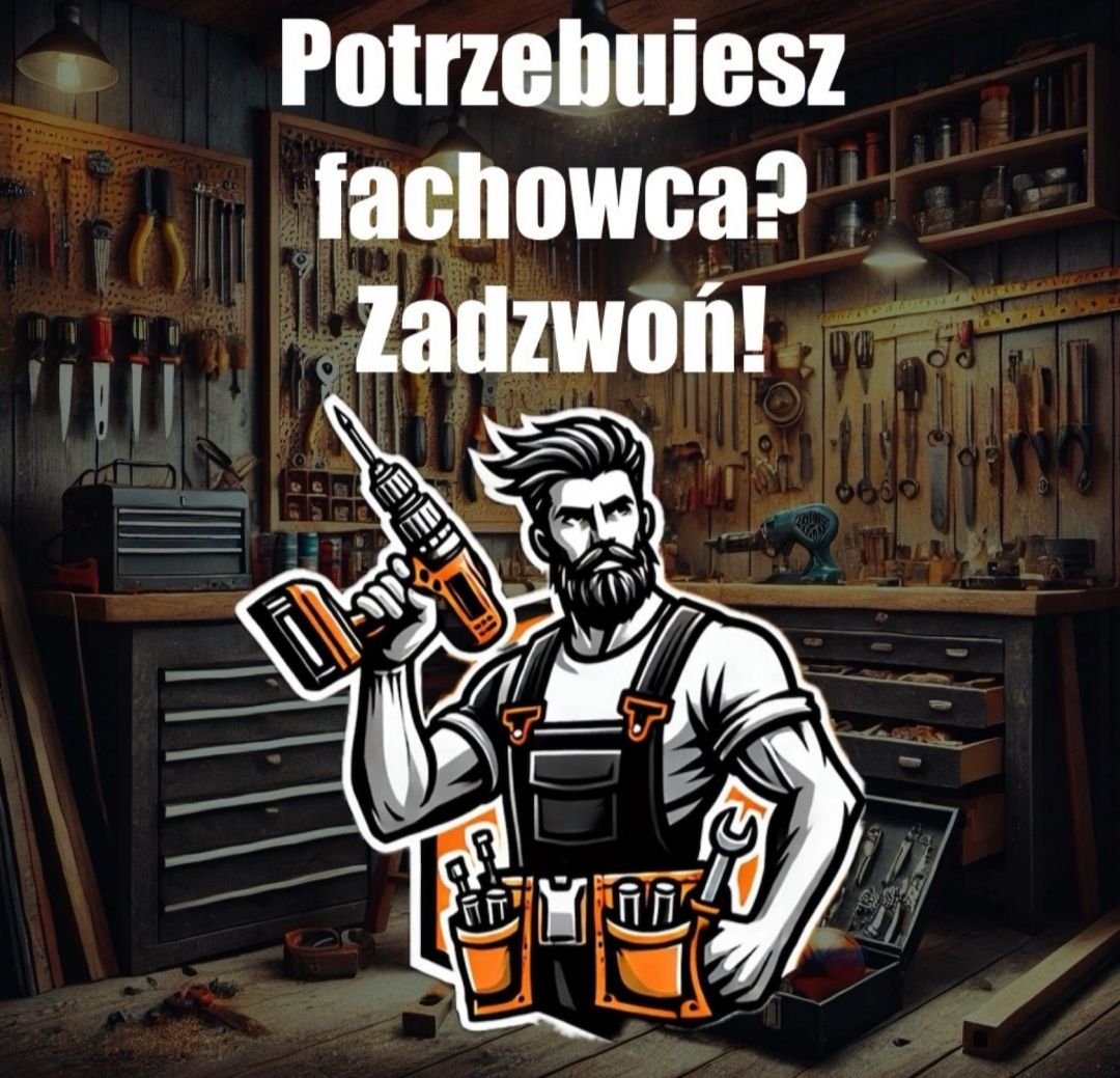 Złota rączka- drobne jak i większe remonty oraz prace naprawcze.